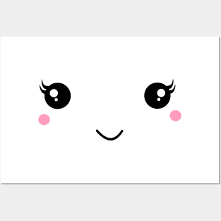 Kawaii Face Posters and Art